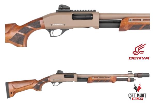 Derya CRYX02 Bronz Pompalı Yivsiz Av Tüfeği